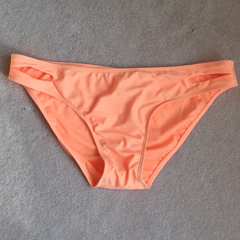 Orange/coral bikini bottoms